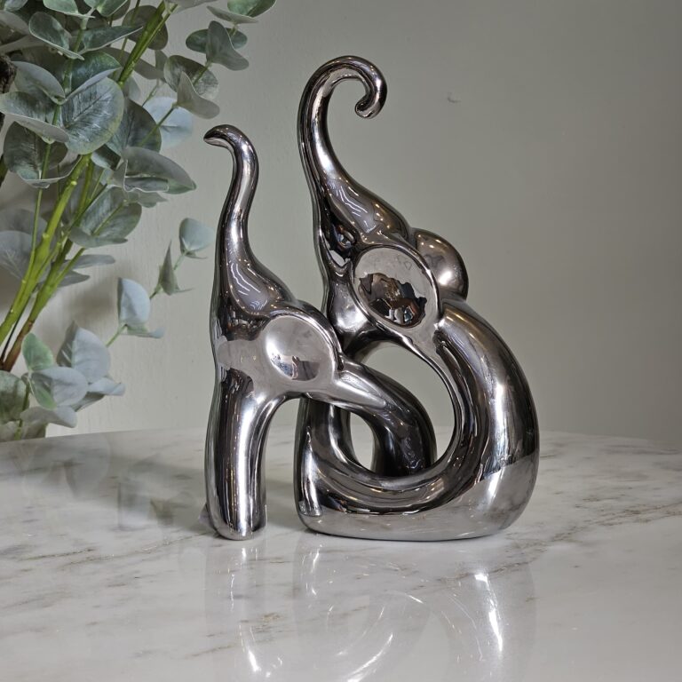 Escultura plateada HOCART