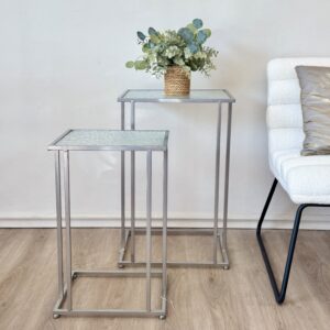 Mesas Silver Frame 42x46x64 cm