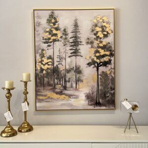 Cuadro diseño natural con tonalidad abstracta. 50 x 100 cm