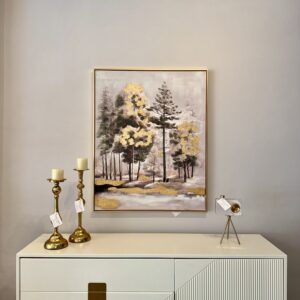 Cuadro diseño abstracto tonos naturales 60 x 90