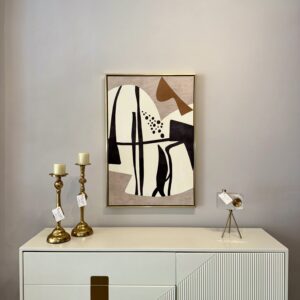 Cuadro abstracto formas geométricas 60x90 cm