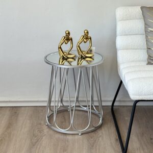 Mesa auxiliar silver drop