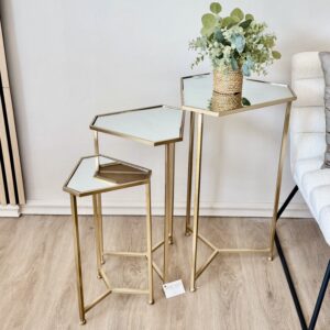 Mesas auxiliares hexa gold
