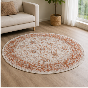 Alfombra Allen roth terracota clásica Ø 160 cm