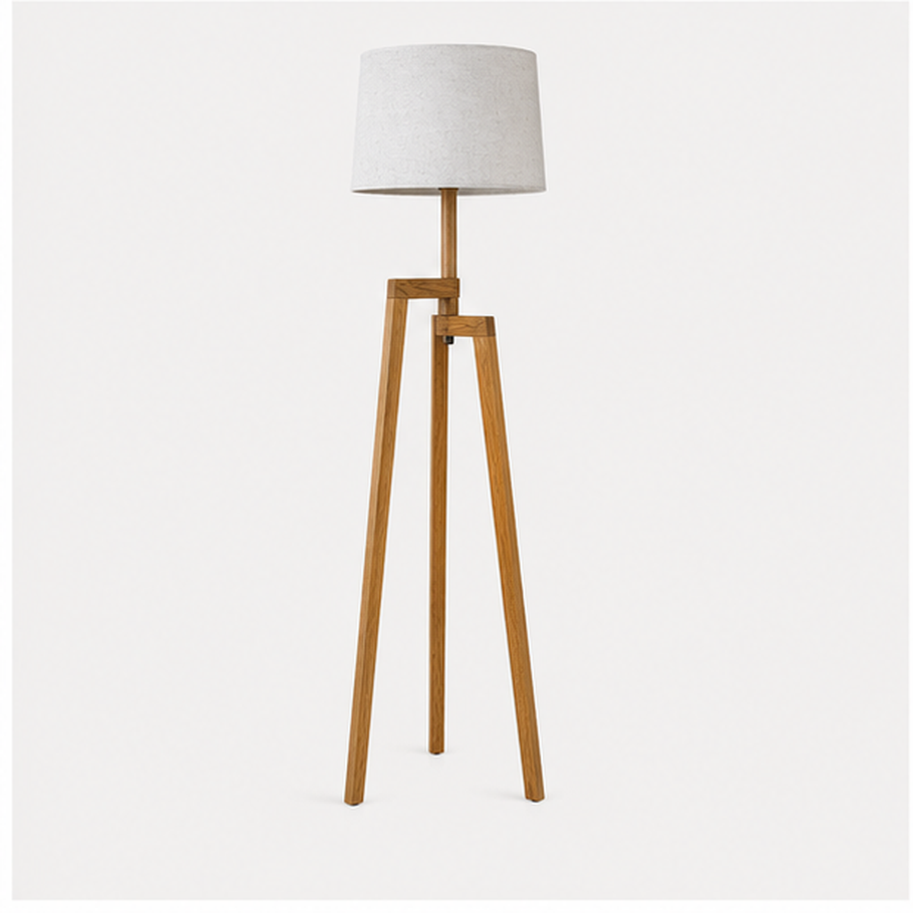 Lámpara de pedestal Wooden Halo - Imagen 3