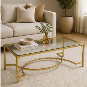 Mesa Verre Doré