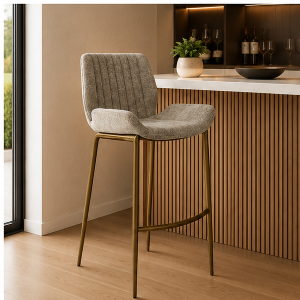 Silla bar Taupe Line