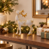 Cerf Tissé en ambiente navideño