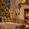 Set Renne Sculpté en ambiente navideño