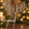 Detalle de la cornamenta del venado Silver Cerf