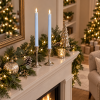 Set de velas LED Bougies Lumière sobre chimenea