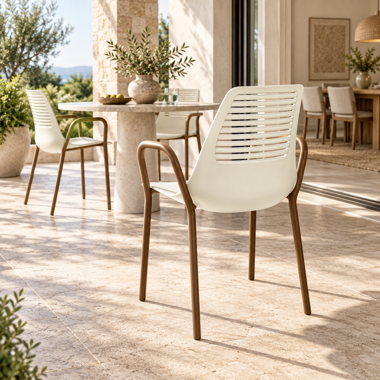 Silla comedor — Écrin Nacré en una segunda ambientación