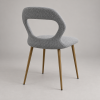 Silla — Chaise Anneau en vista alternativa sobre fondo gris