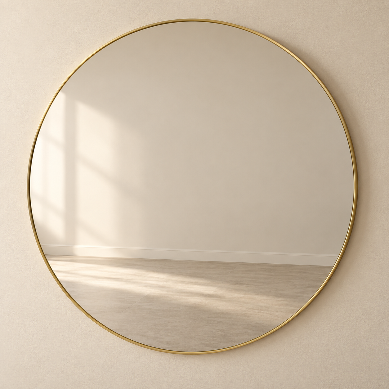Espejo — Cercle Ambré sobre fondo beige