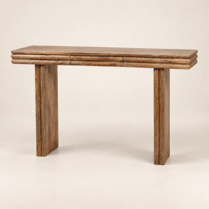 Consola — Console Courbée sobre fondo beige