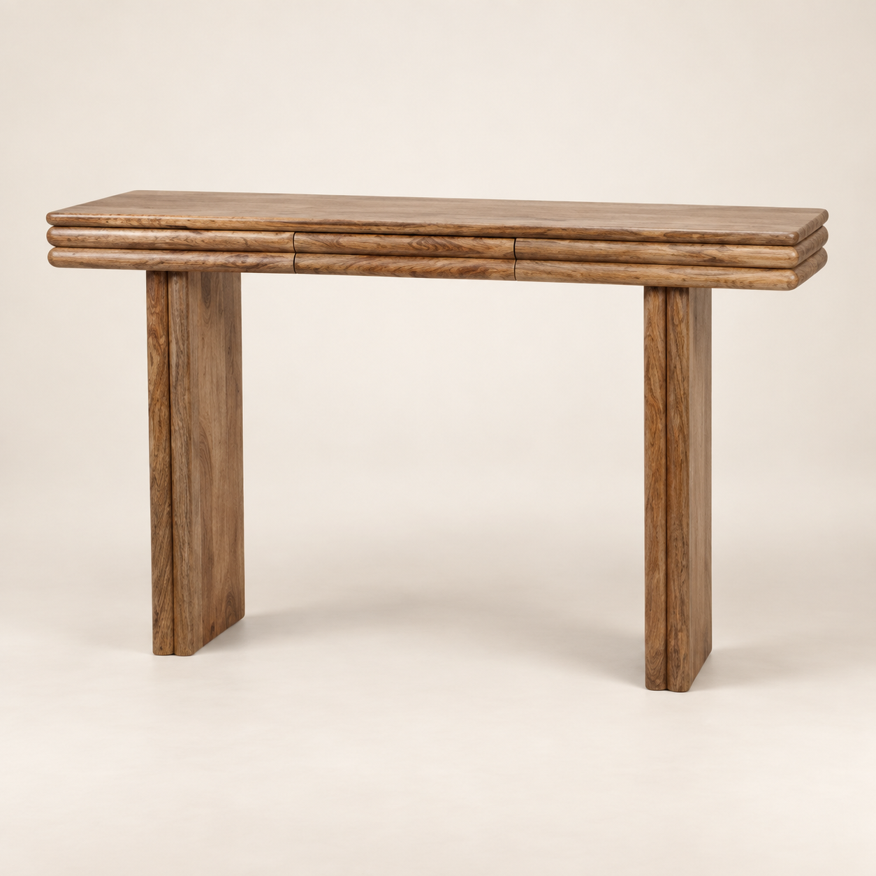 Consola — Console Courbée sobre fondo beige