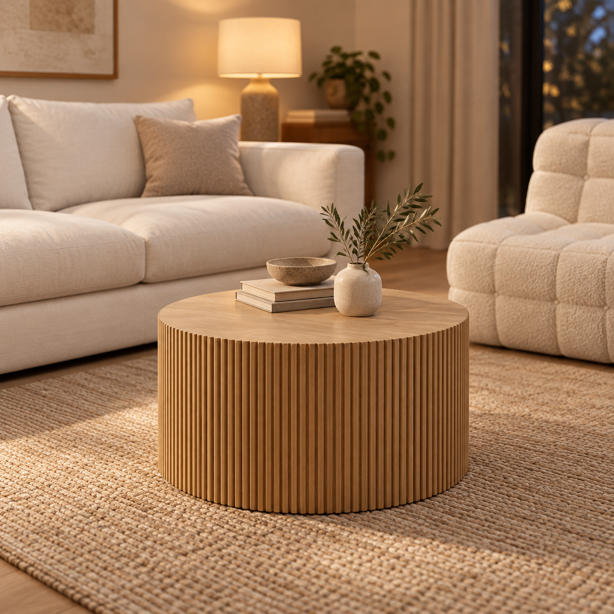 Cerchio Rustico ambientada con sofá y sillón