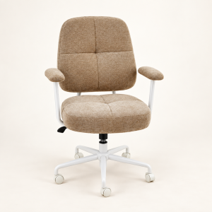 Silla de oficina Fauteuil Bureau Sable sobre fondo marfil
