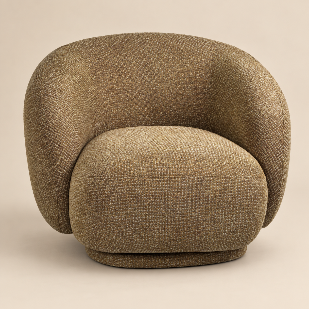 Poltrona swivel — Rotative Mousse sobre fondo beige