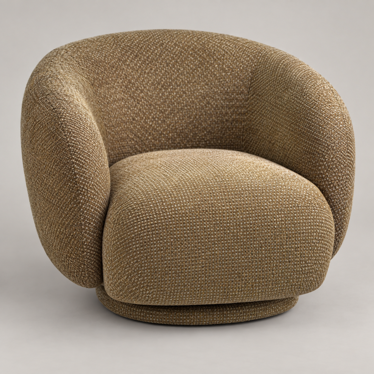 Poltrona swivel — Rotative Mousse en vista alternativa sobre fondo gris