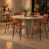 Silla — Chaise Cognac en una segunda ambientación