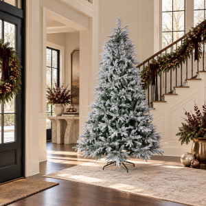 Árbol de navidad con luces Forêt Enneigée