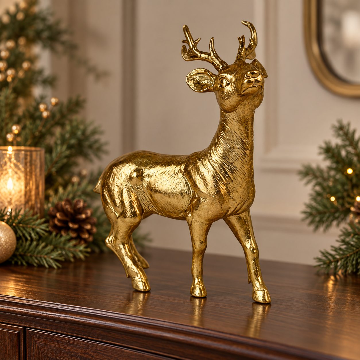Golden Statue, vista tres cuartos