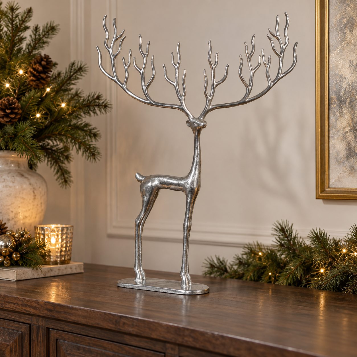 Venado Silver Cerf, vista tres cuartos