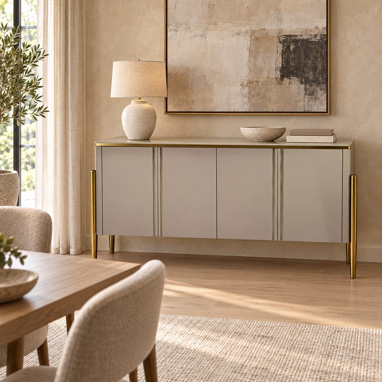 Gabinete — Buffet Vanille ambientado en comedor