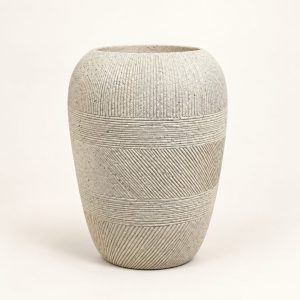 Pote Vase Silex sobre fondo beige