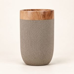 Pote Vase Argile sobre fondo beige