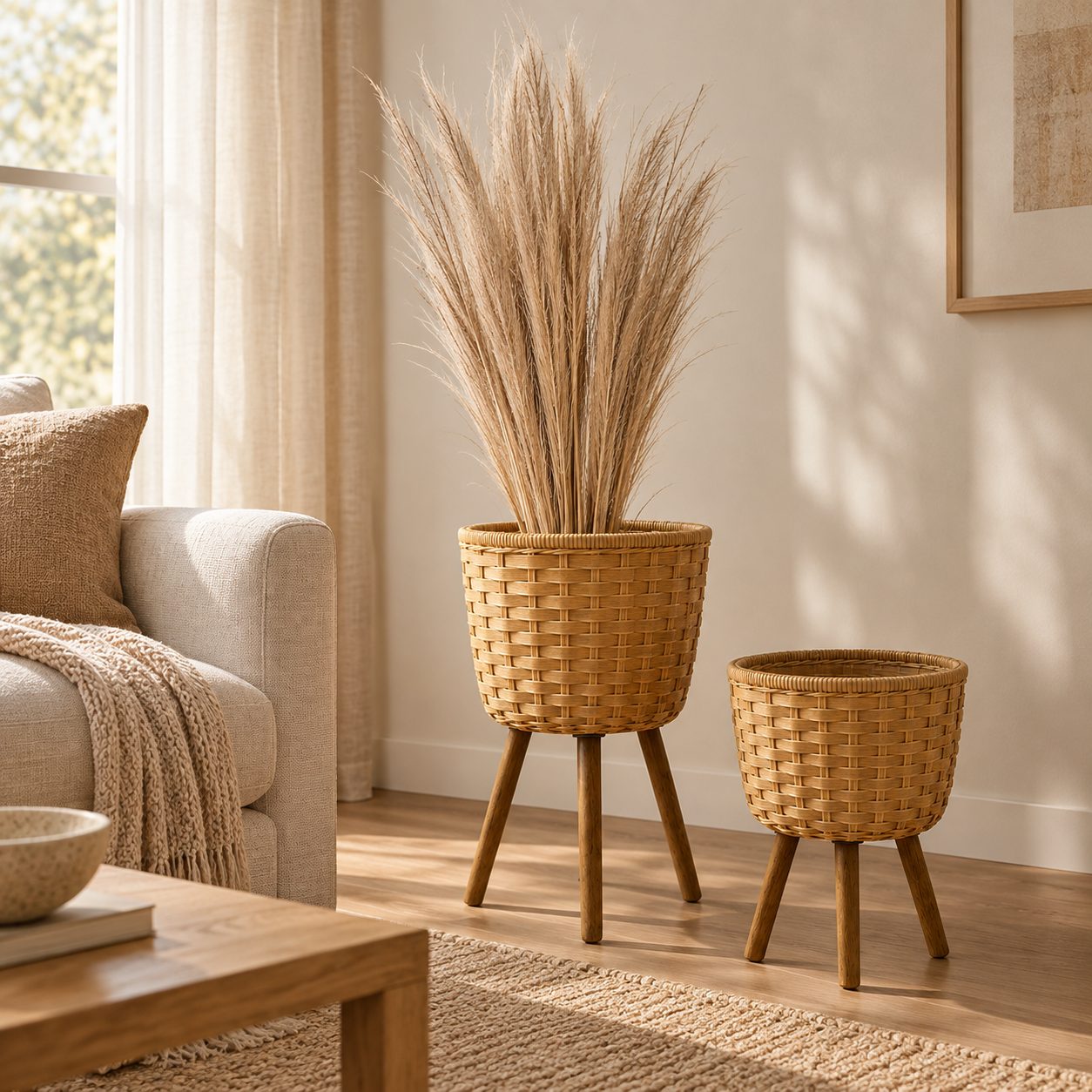Pampas — Plume Sauvage en ambientación hiperrealista