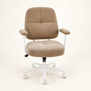 Silla de oficina Fauteuil Bureau Sable sobre fondo marfil