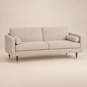 Sofá cama — Settee Tourterelle sobre fondo beige
