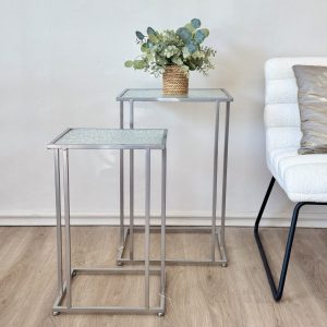 Mesas Silver Frame 42x46x64 cm