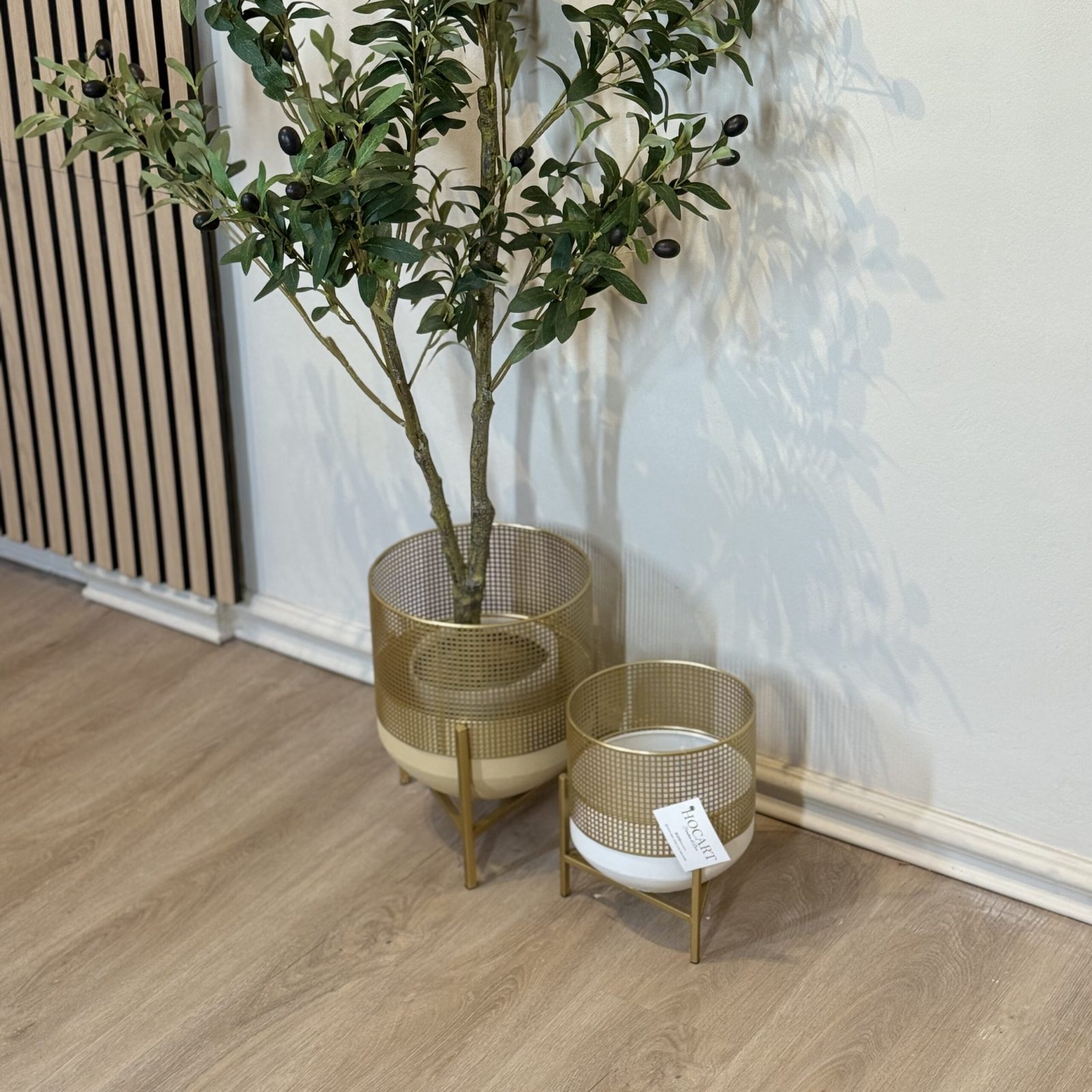 Maceteras gold line metal — vista 2