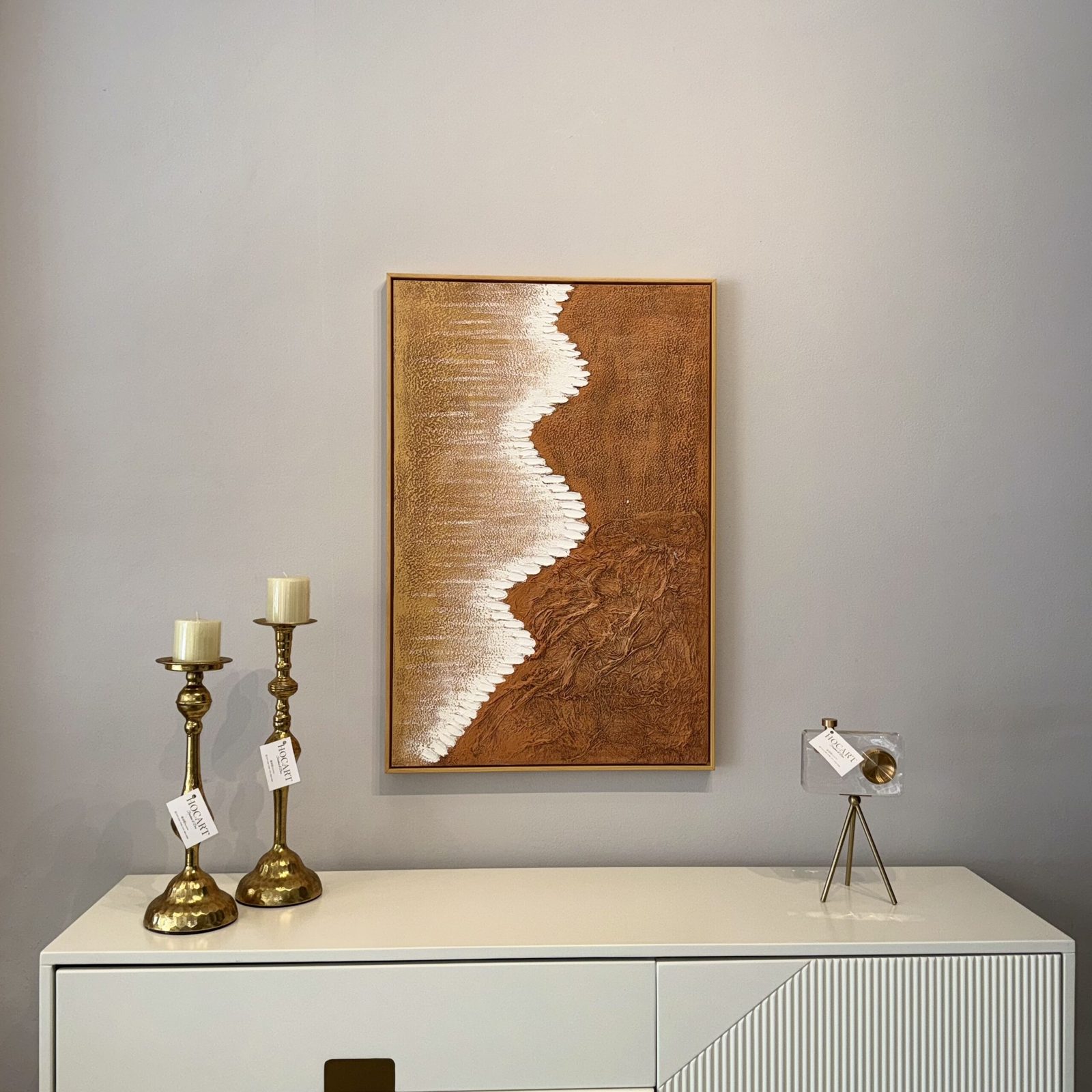 Cuadro esencia terracota 60 x 120 cm — vista 2