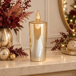 Vela navideña Oro di Natale