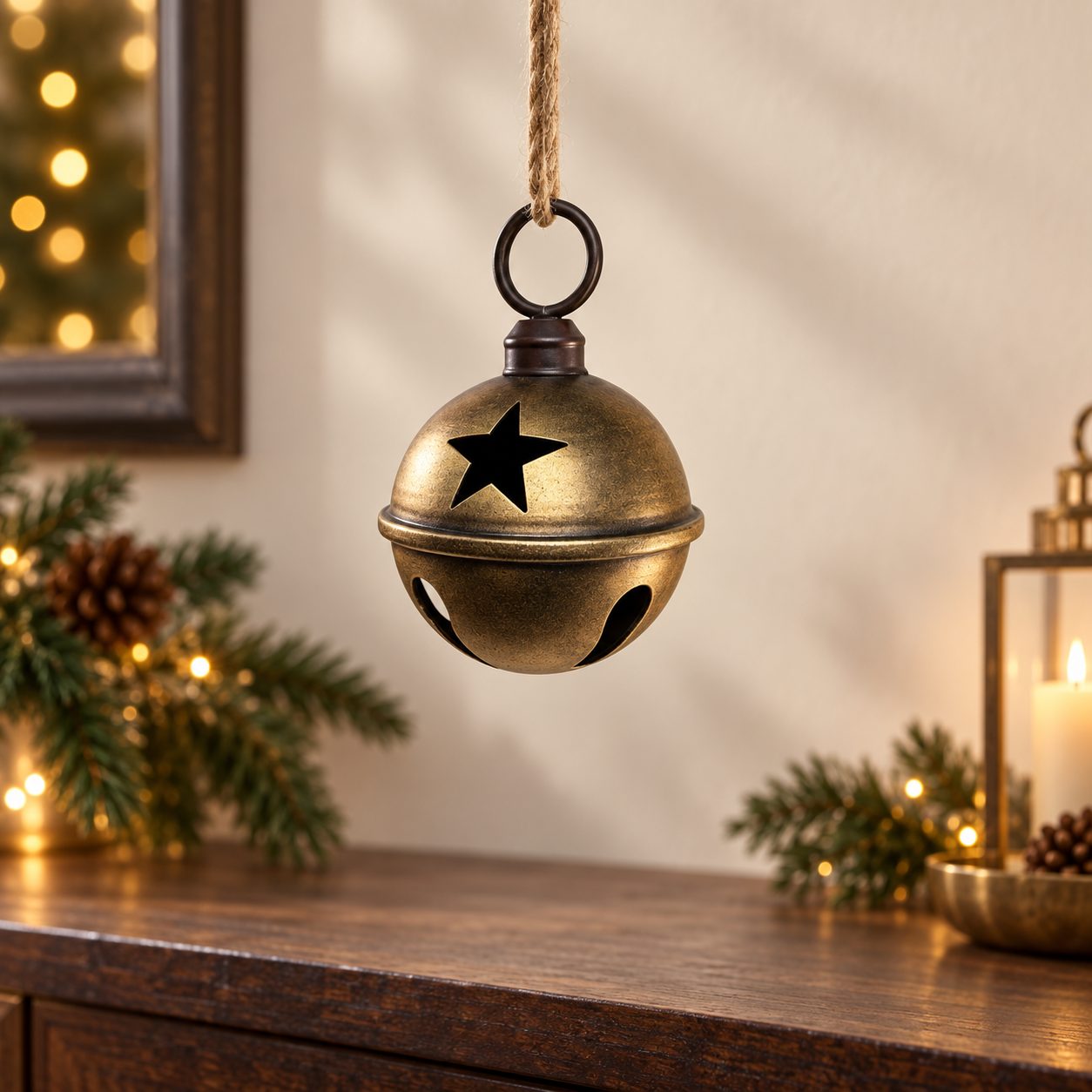 Cascabel decorativo Golden Jingle — vista 2