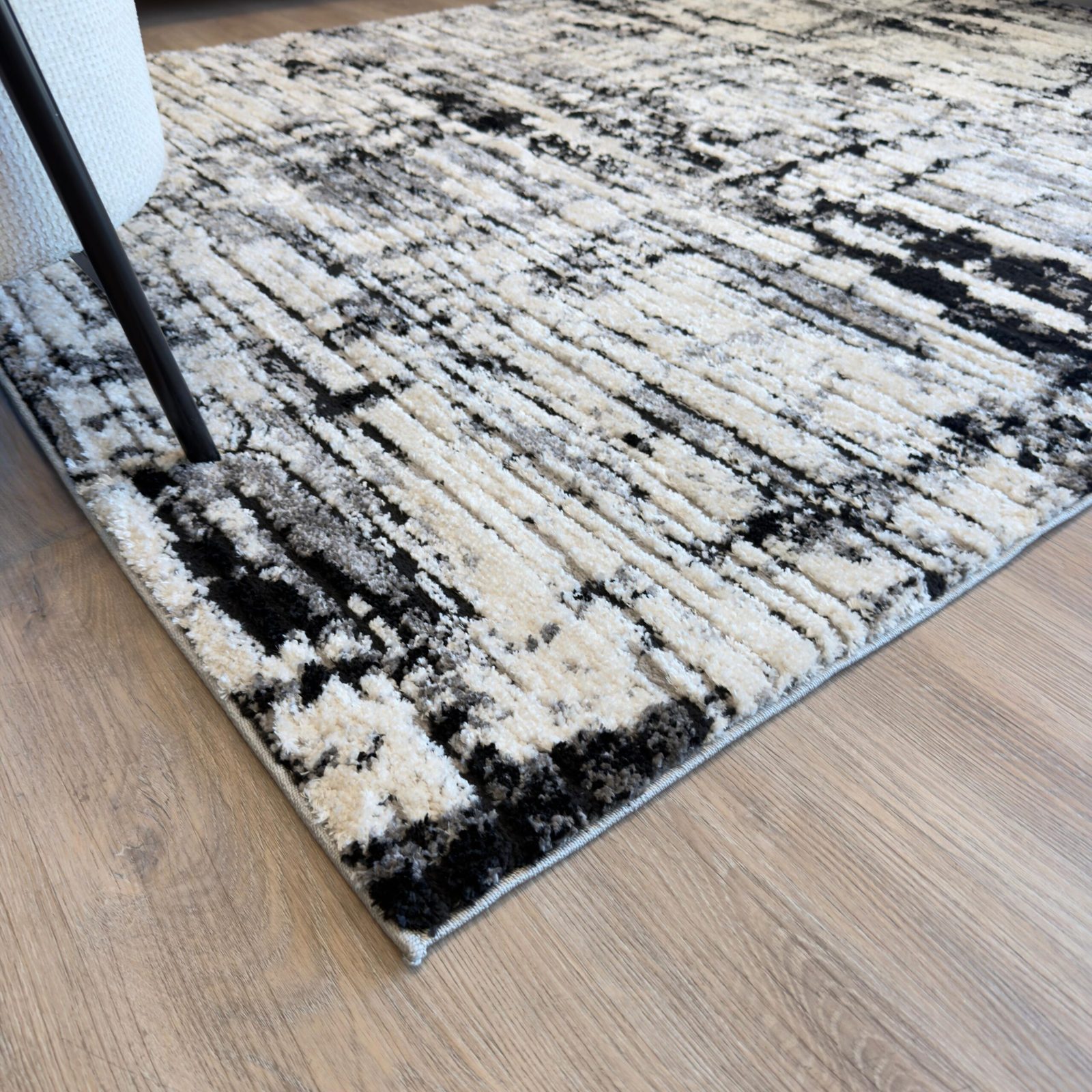 Alfombra Hatay collection marfil ébano 160 x 210 cm — vista 2