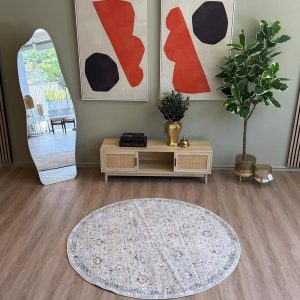 Alfombra Dynamic ivory vintage Ø 160 cm