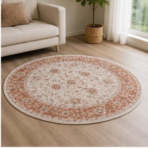 Alfombra Allen roth terracota clásica Ø 160 cm