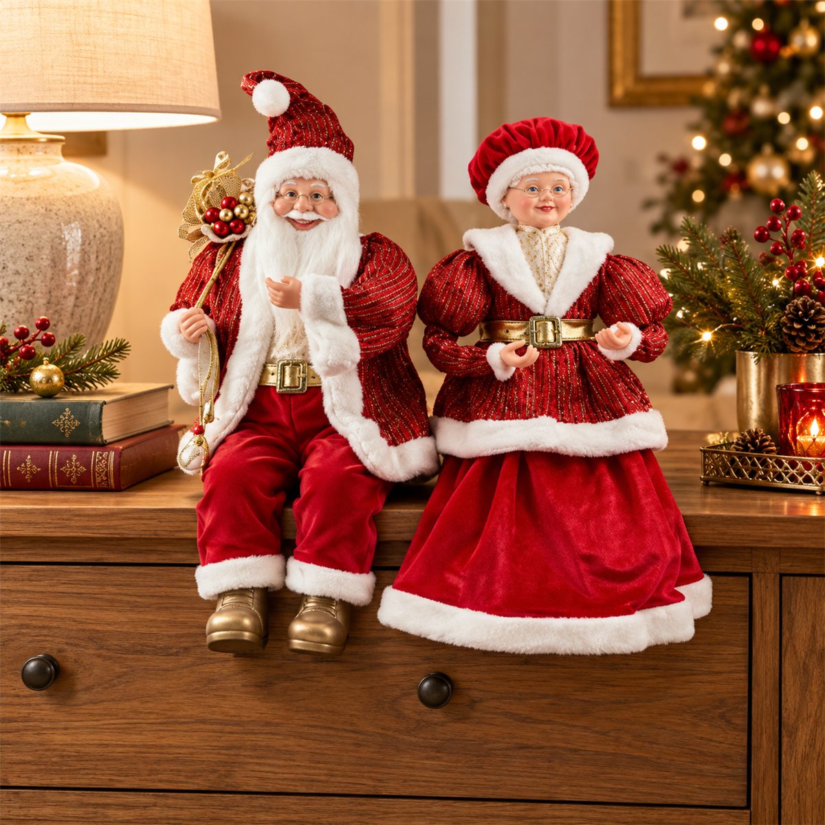 Juego Santa y Mamá Santa — Duo Dernière — vista 2