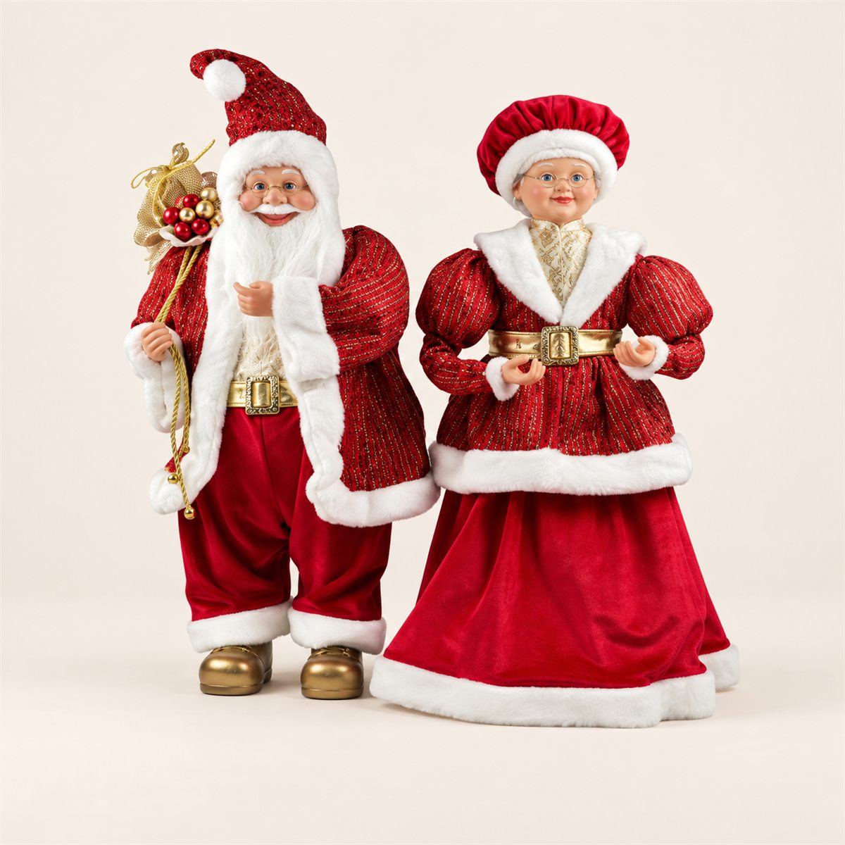 Juego Santa y Mamá Santa — Duo Dernière