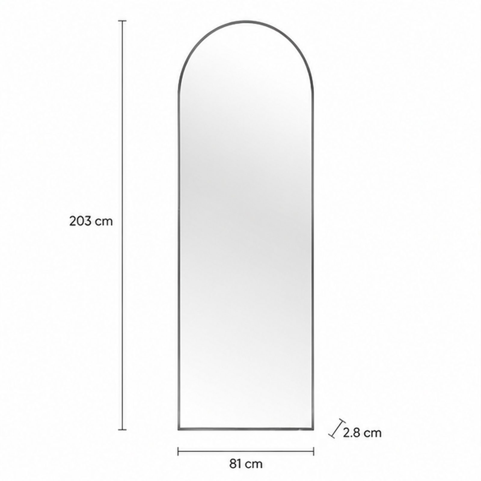 Espejo Arco Minimal — vista 2