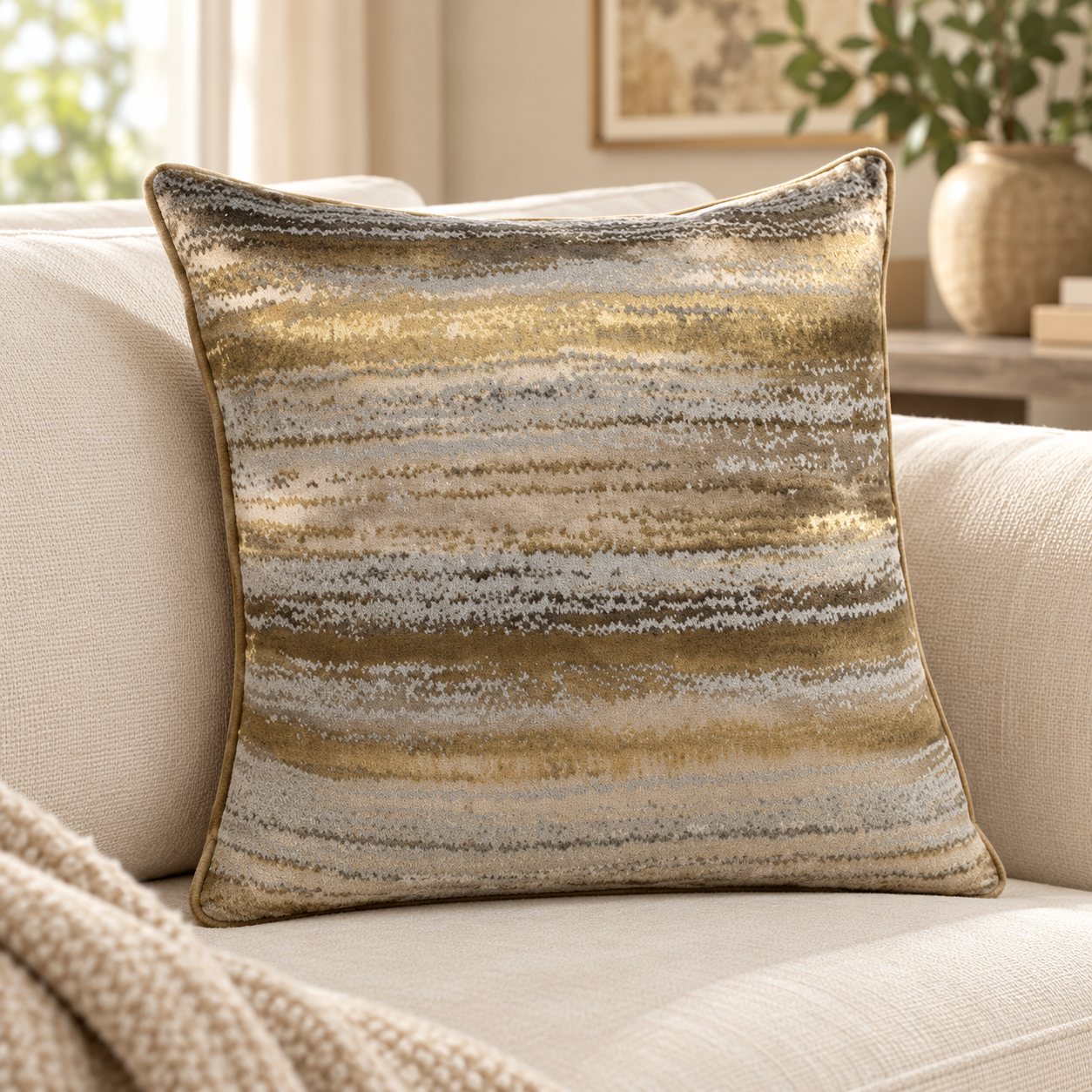 Cojín decorativo — Coussin Agate — vista ambientada
