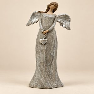 Ángel decorativo — Angelo di Pietra sobre fondo beige