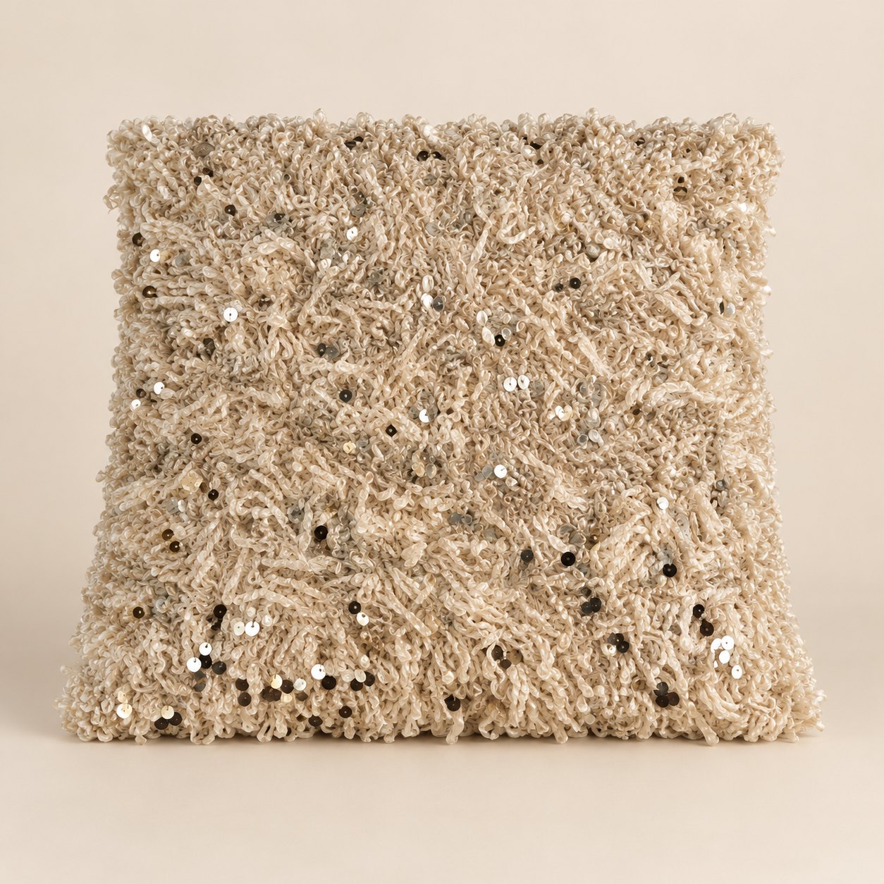 Cojín decorativo brillante Coussin Mica — vista principal con fondo limpio