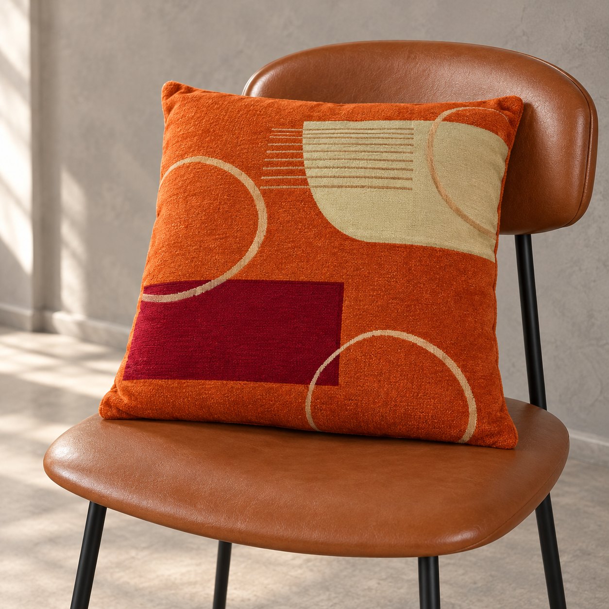 Coussin Paprika — ambientación con complementos de HOCART