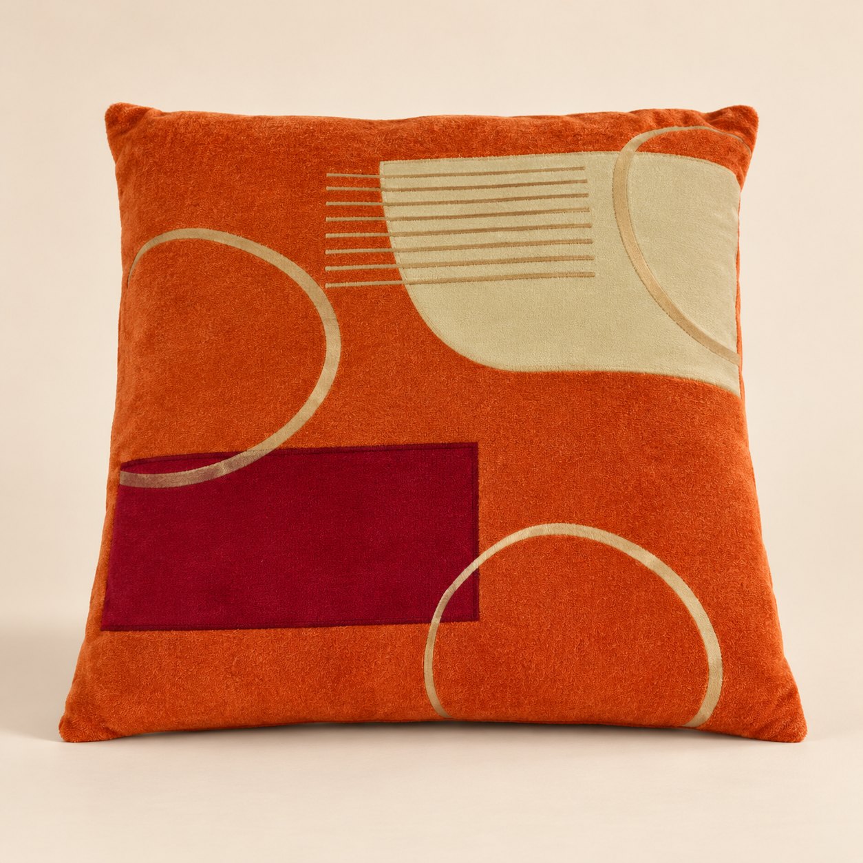 Cojín decorativo naranja Coussin Paprika — vista principal con fondo limpio